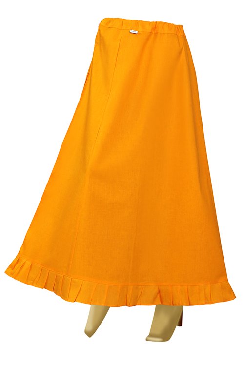 Siddhi Cotton Saree Petticoat/Inskirt Stitched 9 Part – Cotton Saree ...