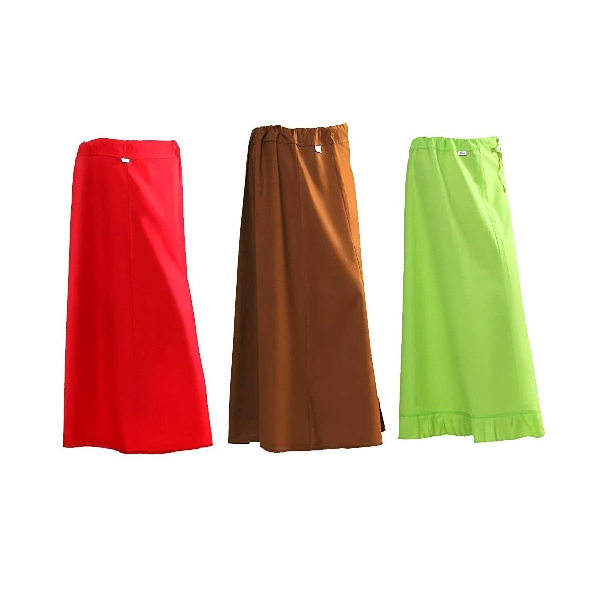 Siddhi Cotton Saree Petticoat Stitched 9 Part Pack of 3 – Cotton